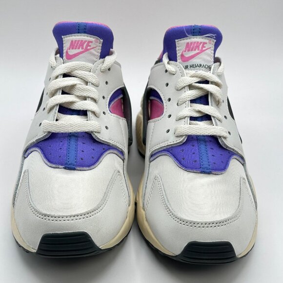 Nike Air Huarache Run PRM Playful Pink/Blue/Sail White FB9697-001 Sz M :7.5 W:9 - Picture 2 of 10